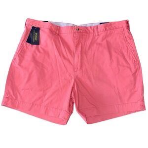Polo Ralph Lauren Mens 42 Nantucket Red Chino Stretch Cotton Twill Shorts NWT